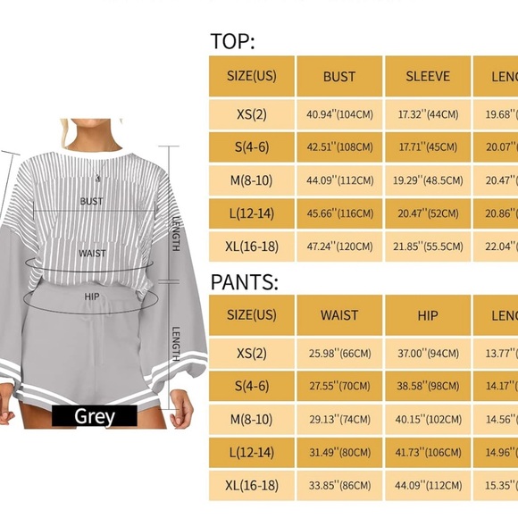 Striped Crewneck Knit Sweater Shorts Set - Picture 6 of 7